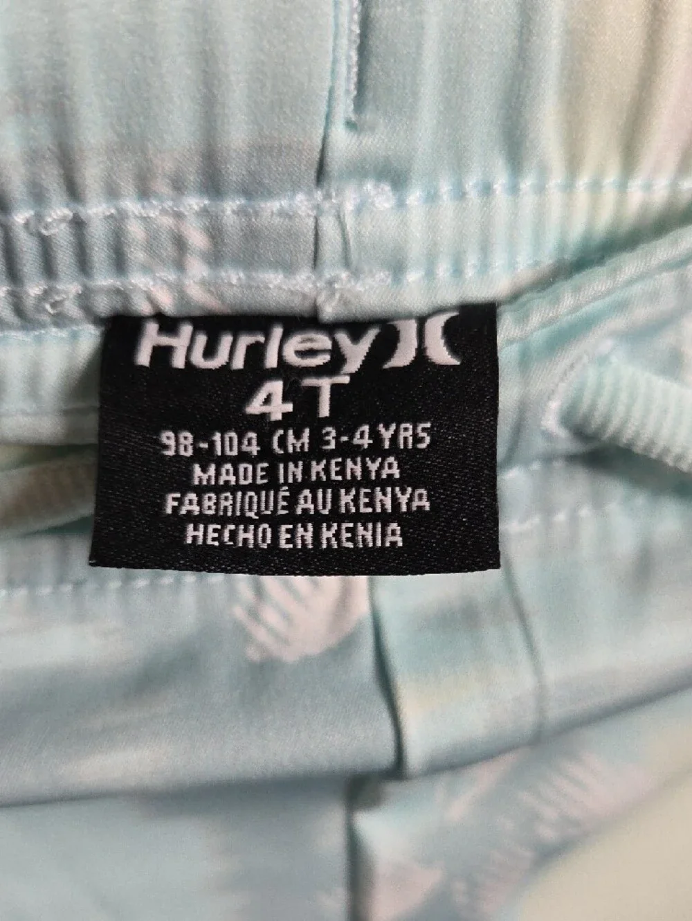Hurley Kids Graphic Tee & Blue Swim Shorts‎ Set